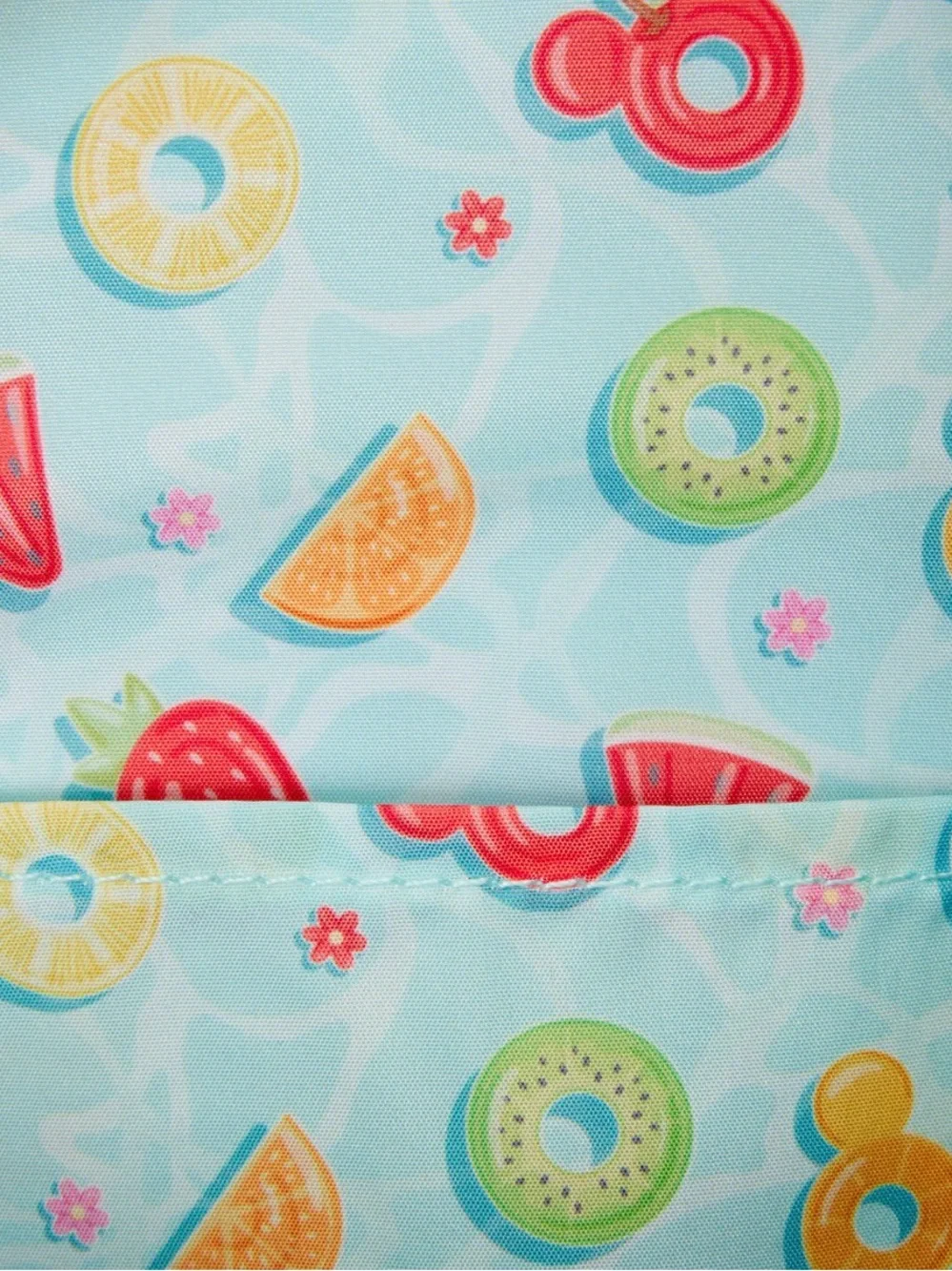NEW w Tags Mickey Minnie Summer Beach Fun Fruit Floaties Loungefly Mini Backpack